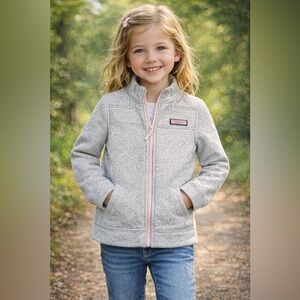 Vineyard Vines Zip-Up Sweater L Pockets Preowned